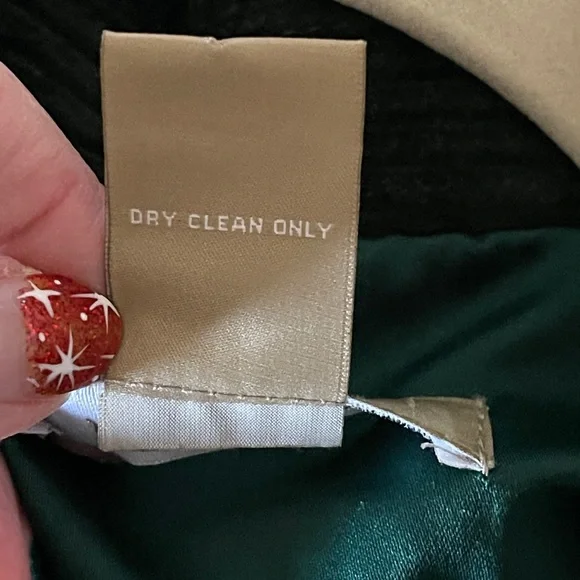 Joan Vass Teal Green Corduroy Blazer Tailored Jacket Quiet Luxury Chic Size 10 - Picture 8 of 8